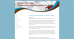 Desktop Screenshot of cancerpalsindia.com