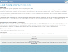 Tablet Screenshot of cancerpalsindia.com